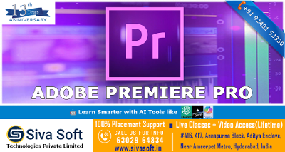 Adobe Premiere with AI Training Course | Classroom and Online | Ameerpet Hyderabad  India